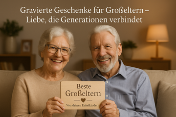 Gravierte Geschenke für Großeltern – Liebe, die Generationen verbindet