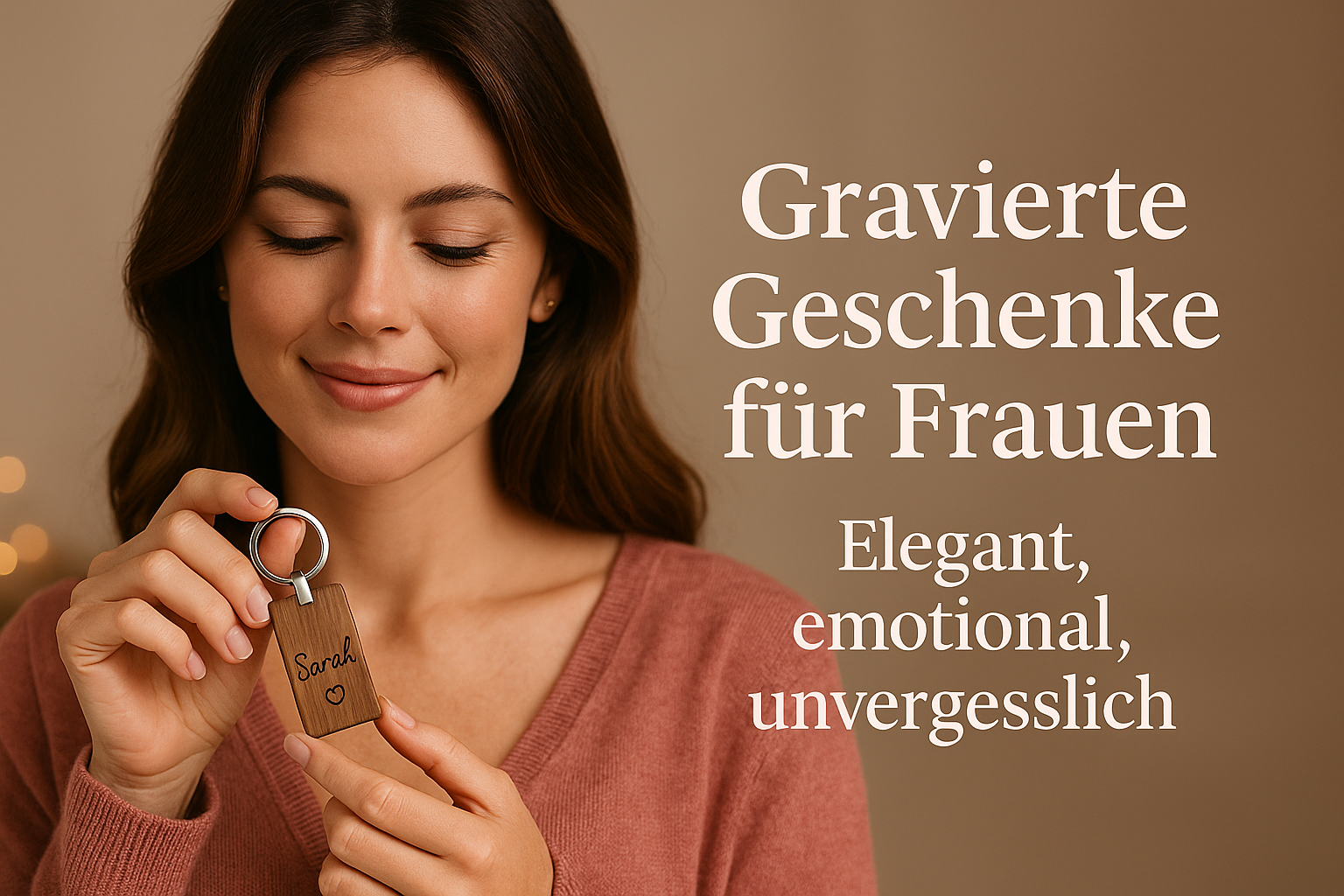 Gravierte Geschenke für Frauen – Elegant, emotional, unvergesslich