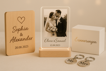 Einzigartige Hochzeitsgeschenke mit Gravur – Erinnerungen, die bleiben