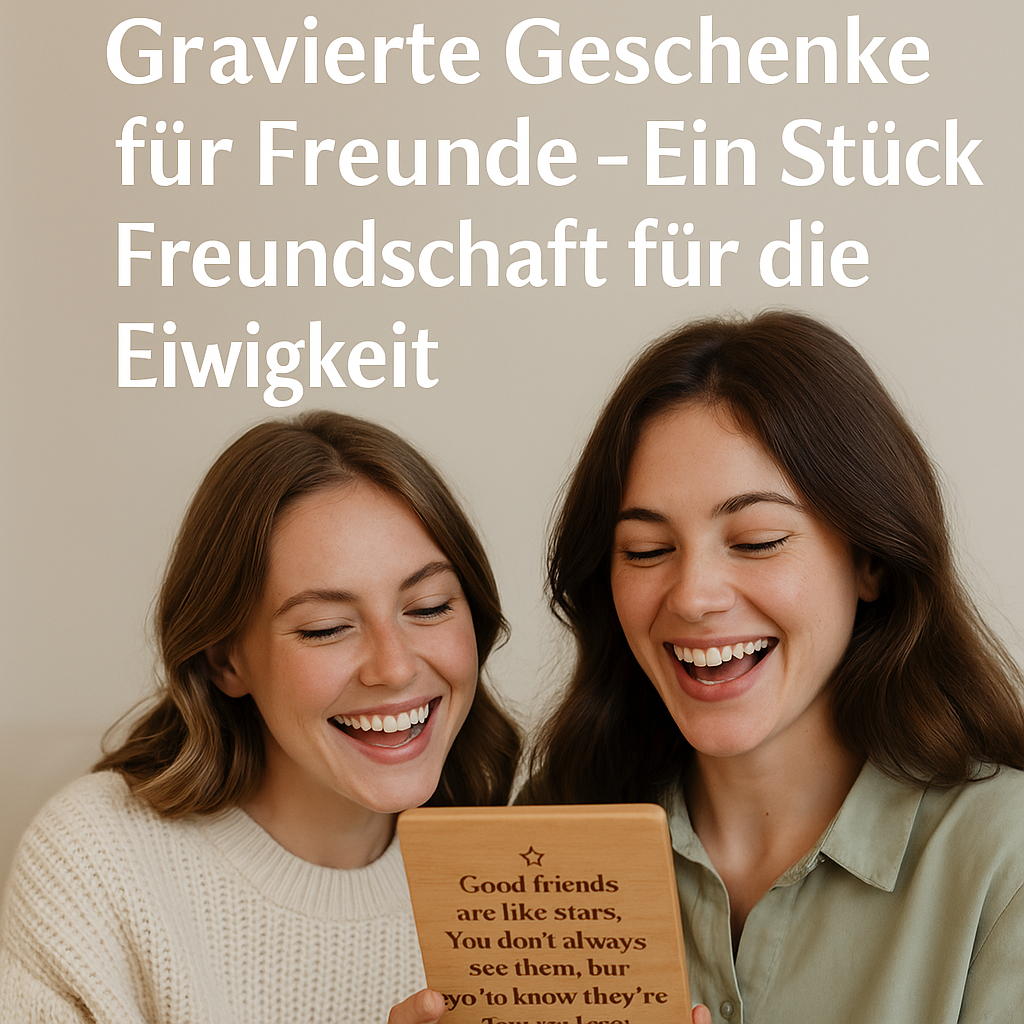 Gravierte Geschenke für Freunde – Ein Stück Freundschaft für die Ewigkeit
