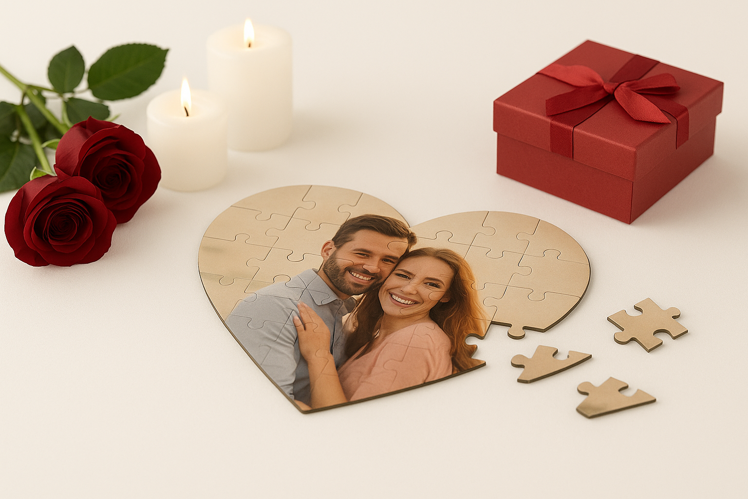 Ein Herz aus Teilen – Das personalisierte Fotopuzzle als Liebesgeschenk