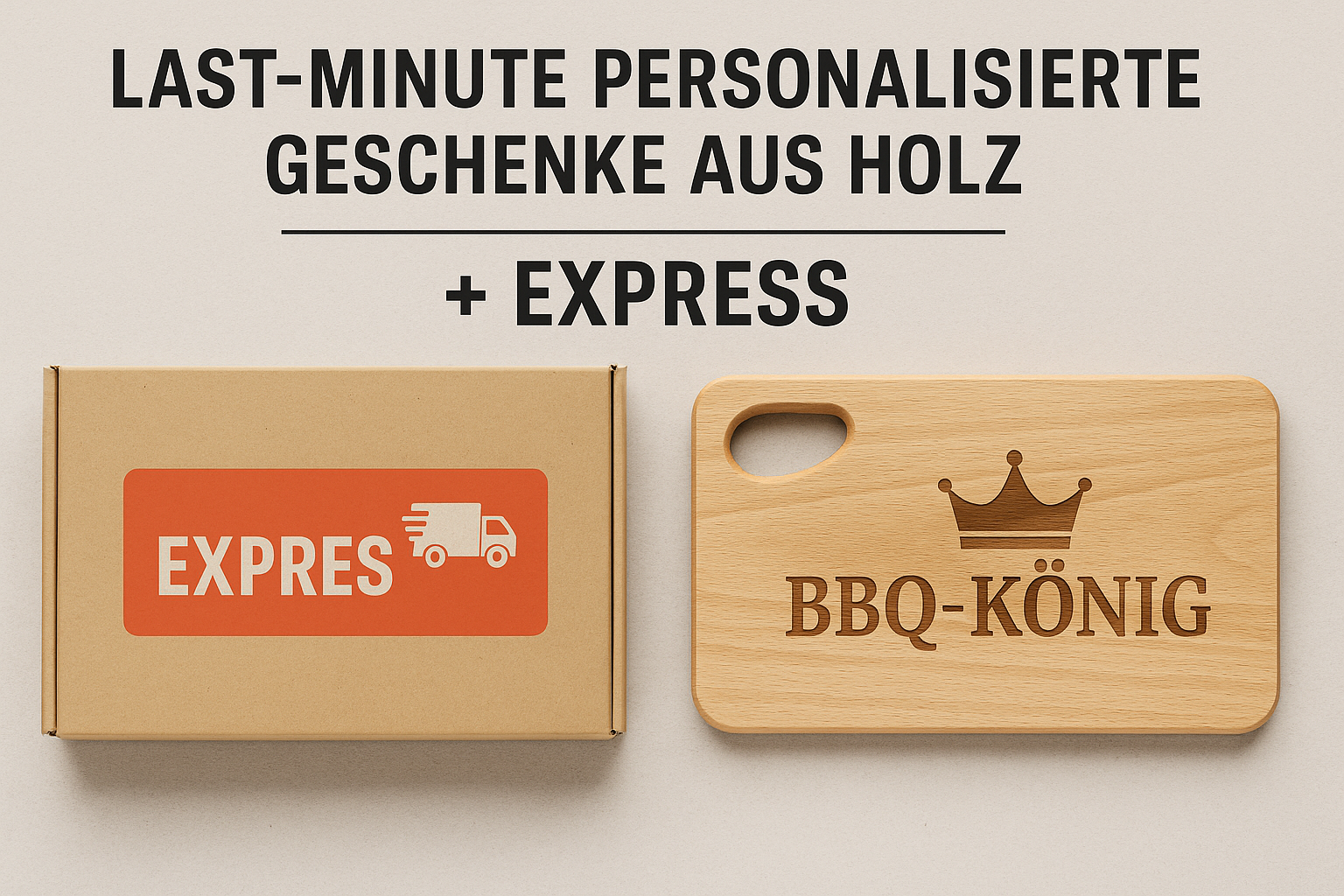 Last-Minute personalisierte Geschenke aus Holz: Was ist wirklich noch rechtzeitig?
