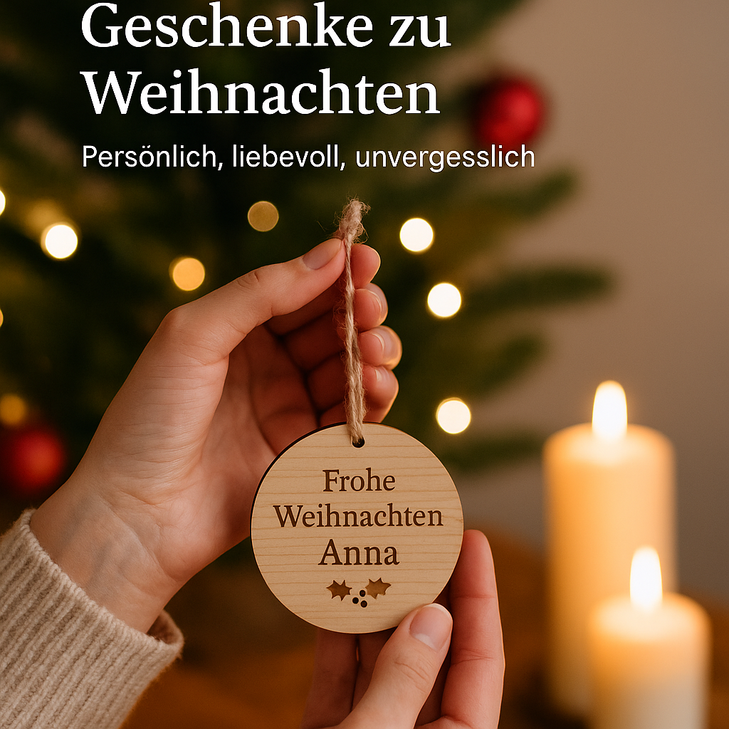 Gravierte Geschenke zu Weihnachten – Persönlich, liebevoll, unvergesslich