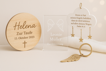 Segen & Erinnerung – Personalisierte Geschenke zur Taufe von STYON