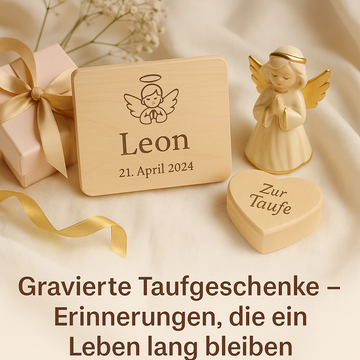 Gravierte Taufgeschenke – Erinnerungen, die ein Leben lang bleiben
