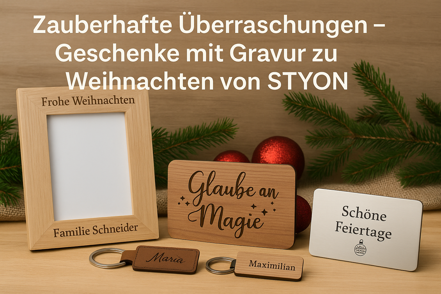 Klein, edel, einzigartig – Personalisierte Schlüsselanhänger mit Gravur von STYON