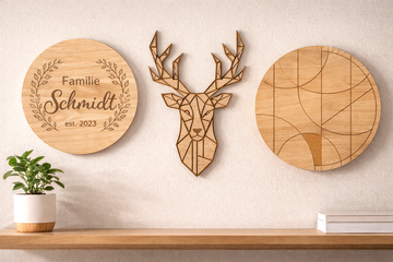 Holz-Wanddekoration mit Gravur – Moderne & elegante Designs | STYON