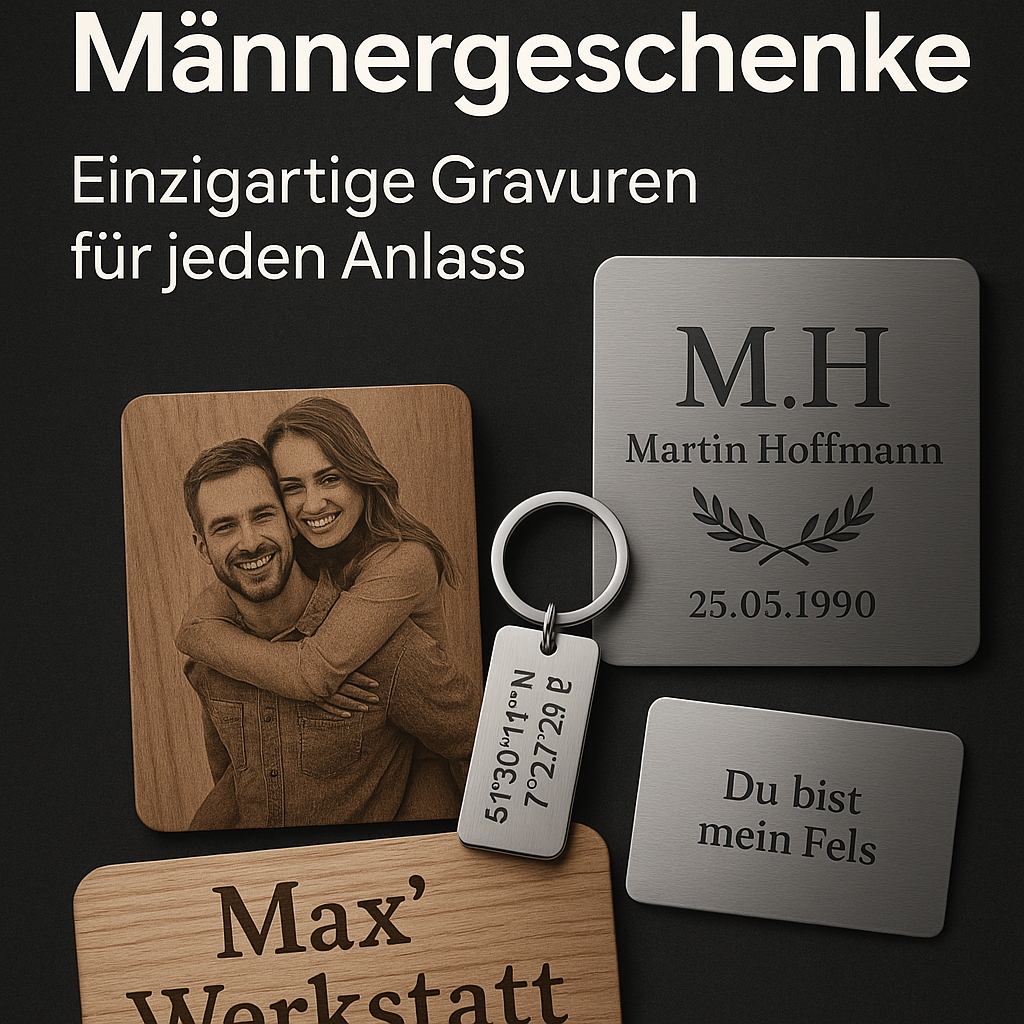 Personalisierte Männergeschenke – Einzigartige Gravuren für jeden Anlass