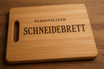 Gravierte Schneidebretter – Personalisierte Küchenkunst von STYON