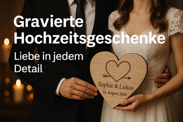 Gravierte Hochzeitsgeschenke – Liebe in jedem Detail