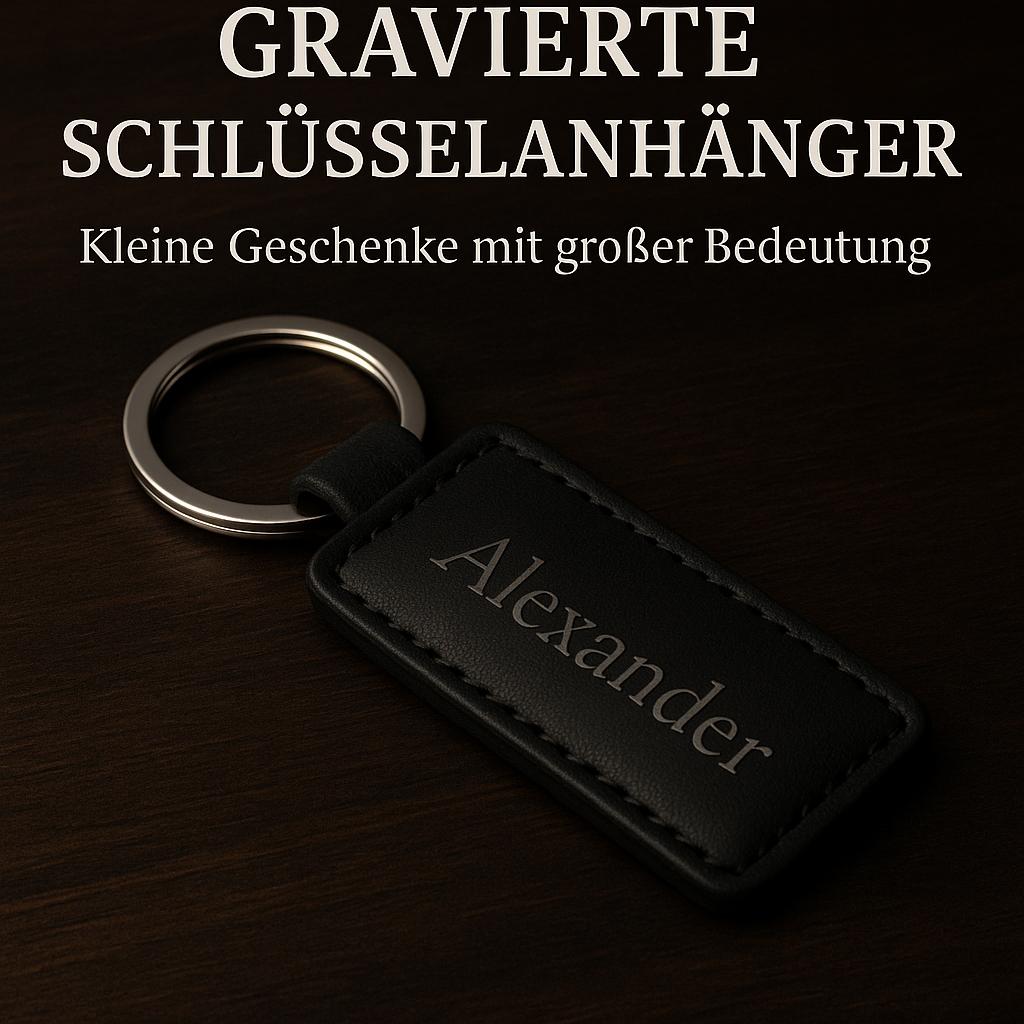 Warum gravierte Schlüsselanhänger die perfekte kleine Aufmerksamkeit sind