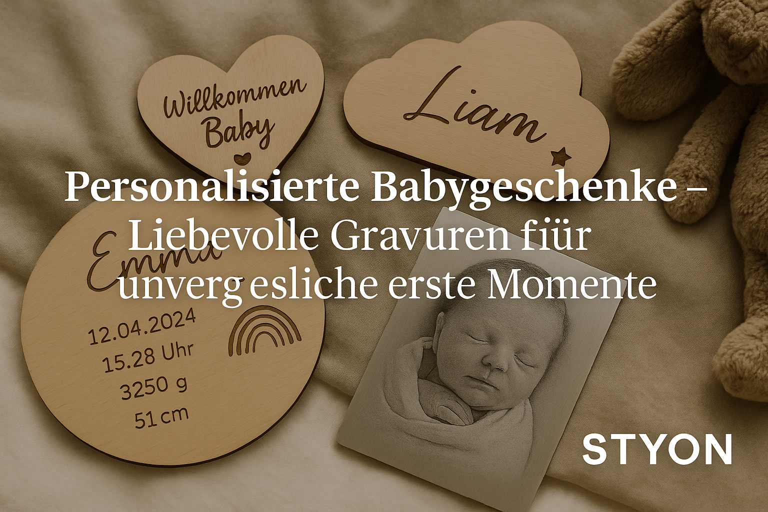 Personalisierte Babygeschenke – Liebevolle Gravuren für die ersten besonderen Momente