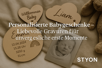 Personalisierte Babygeschenke – Liebevolle Gravuren für die ersten besonderen Momente