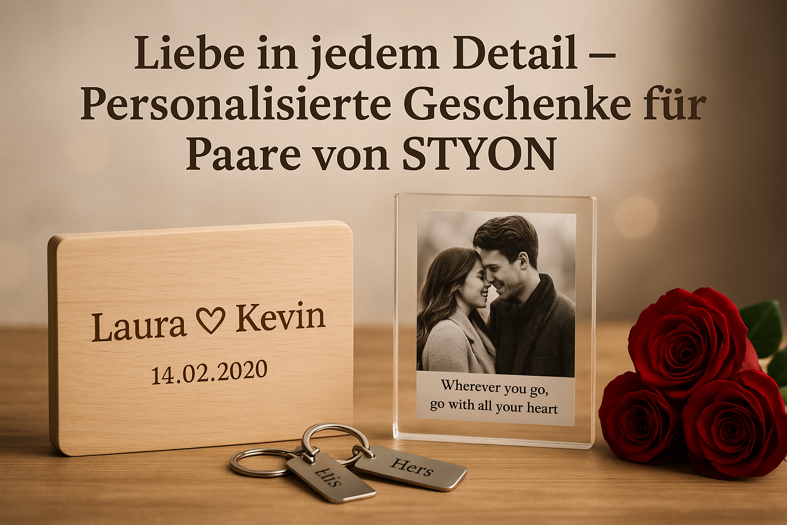 Liebe in jedem Detail – Personalisierte Geschenke für Paare von STYON