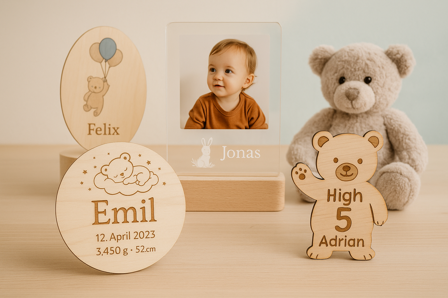 Kleine Wunder, große Freude – Personalisierte Geschenke für Kinder von STYON