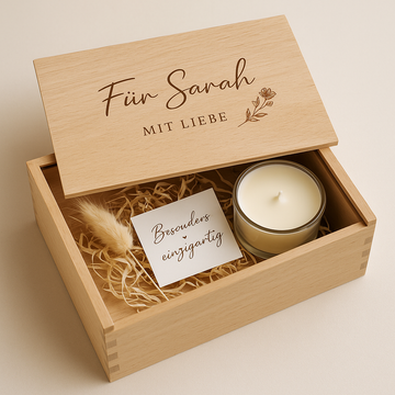 Geschenkbox aus Holz personalisieren – Ideen, Inhalte & Gestaltung