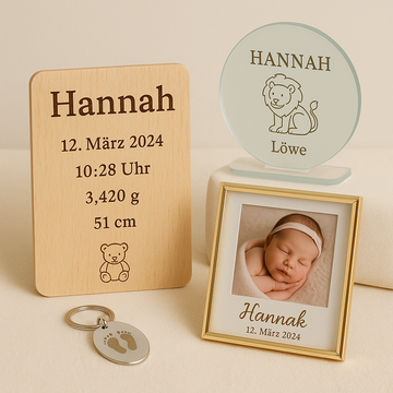 Willkommen auf der Welt – Personalisierte Geburtsgeschenke von STYON