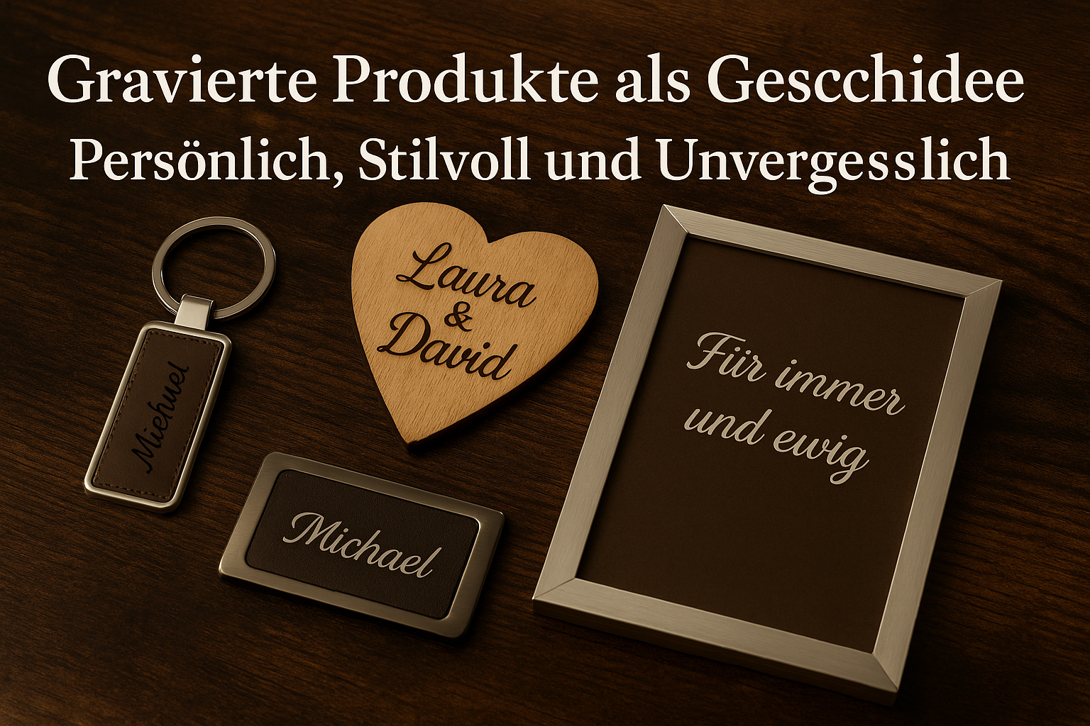 Gravierte Produkte als Geschenkidee – Persönlich, Stilvoll und Unvergesslich