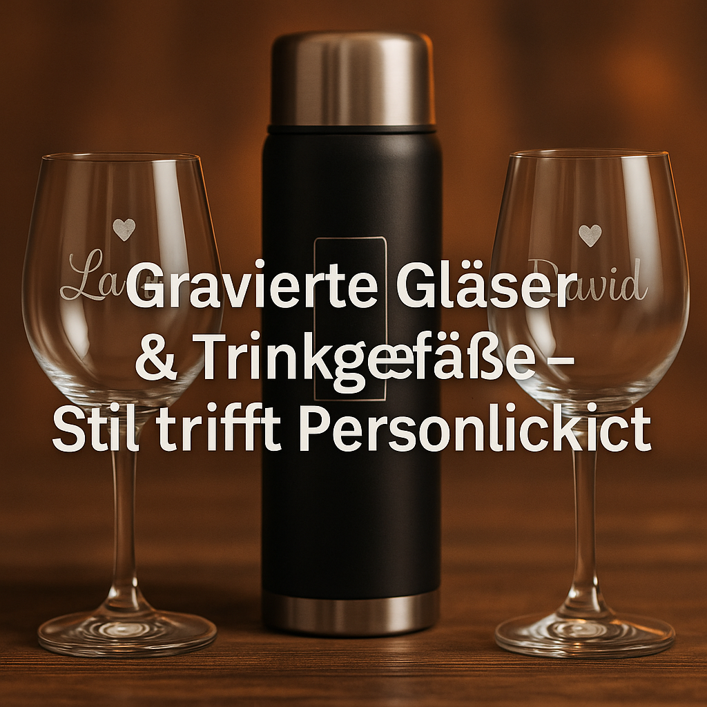 Gravierte Gläser & Trinkgefäße – Stil trifft Persönlichkeit