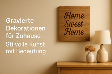 Gravierte Dekorationen für Zuhause – Stilvolle Kunst mit Bedeutung
