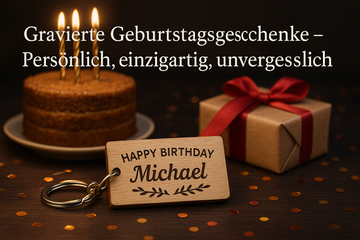 Gravierte Geburtstagsgeschenke – Persönlich, einzigartig, unvergesslich
