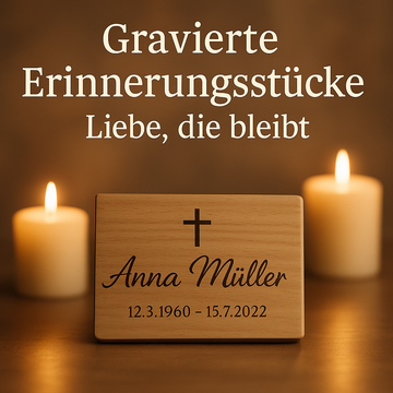 Gravierte Erinnerungsstücke – Liebe, die bleibt