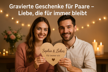 Gravierte Geschenke für Paare – Liebe, die für immer bleibt