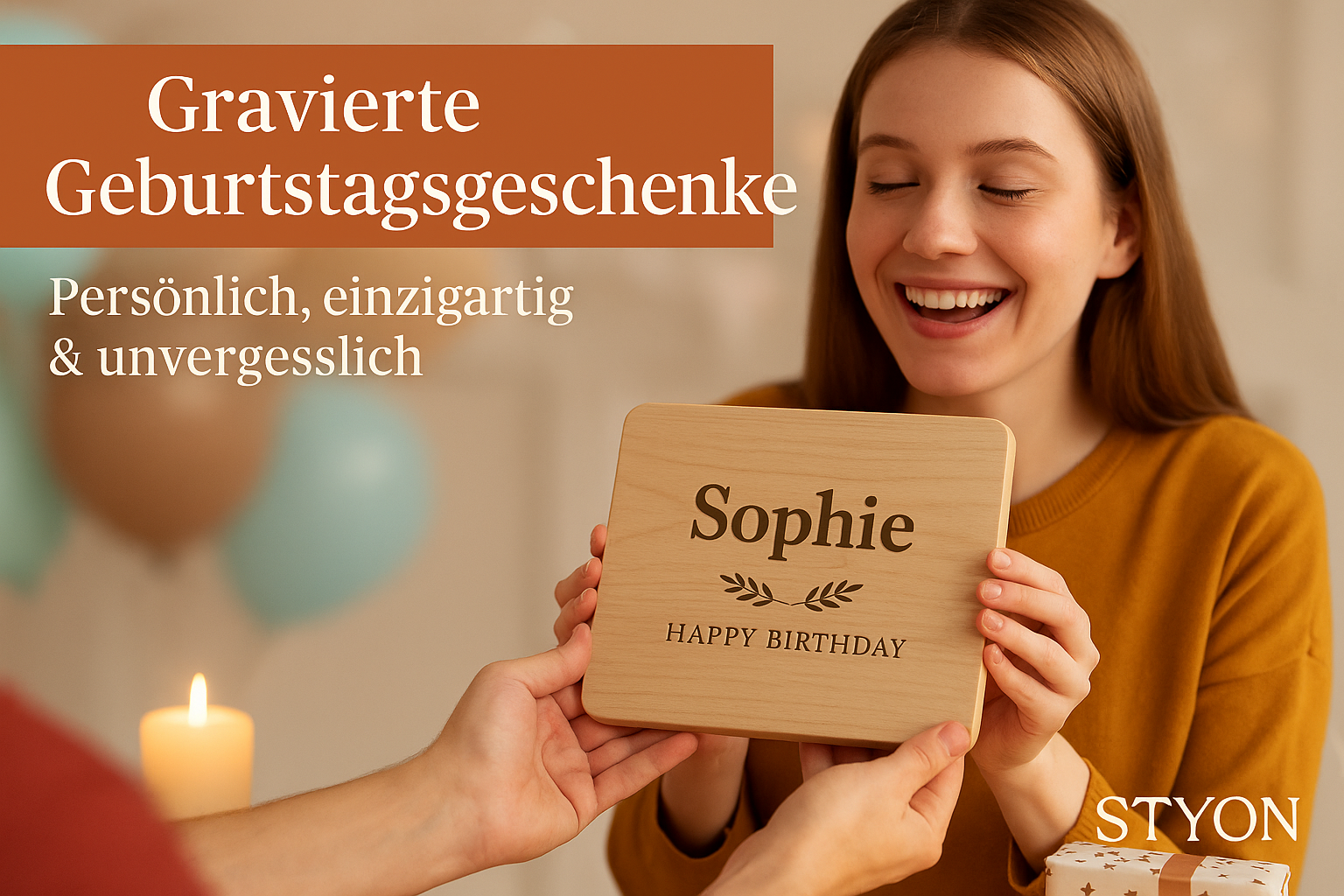 Gravierte Geburtstagsgeschenke – Persönlich, einzigartig & unvergesslich