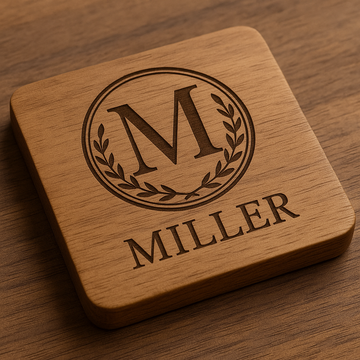 Personalisierte Untersetzer aus Holz – Stilvolle Gravurdesigns von STYON