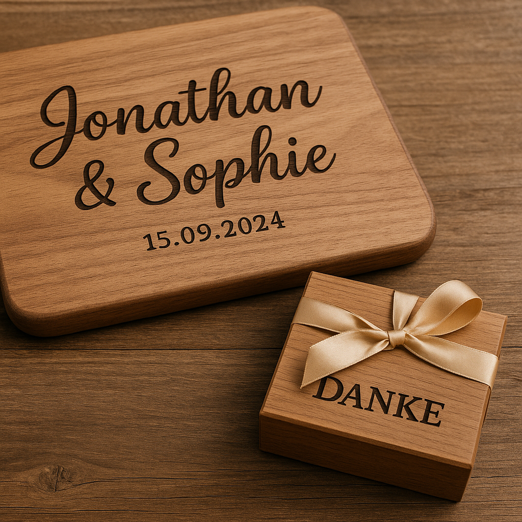 Last-Minute personalisierte Geschenke aus Holz: Schnell & einzigartig