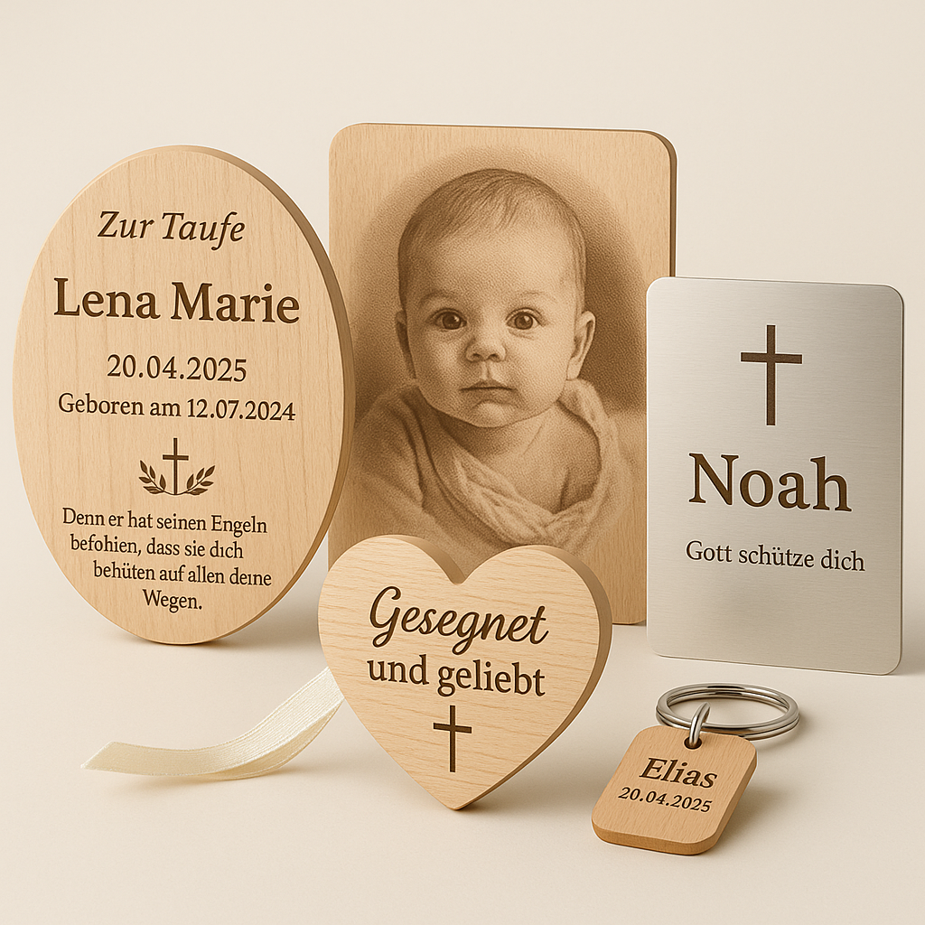 Personalisierte Taufgeschenke – Einzigartige Gravuren für einen besonderen Segen