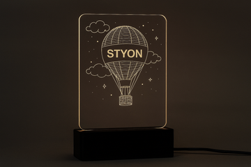 Gravierte Acrylplatten – Moderne Eleganz & LED-Designs von STYON