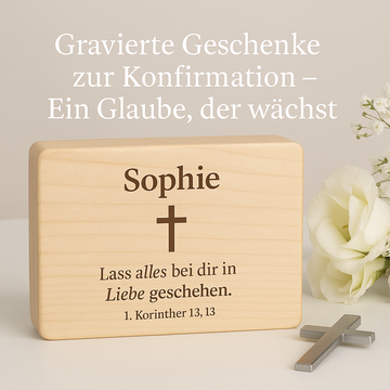 Gravierte Geschenke zur Konfirmation – Ein Glaube, der wächst