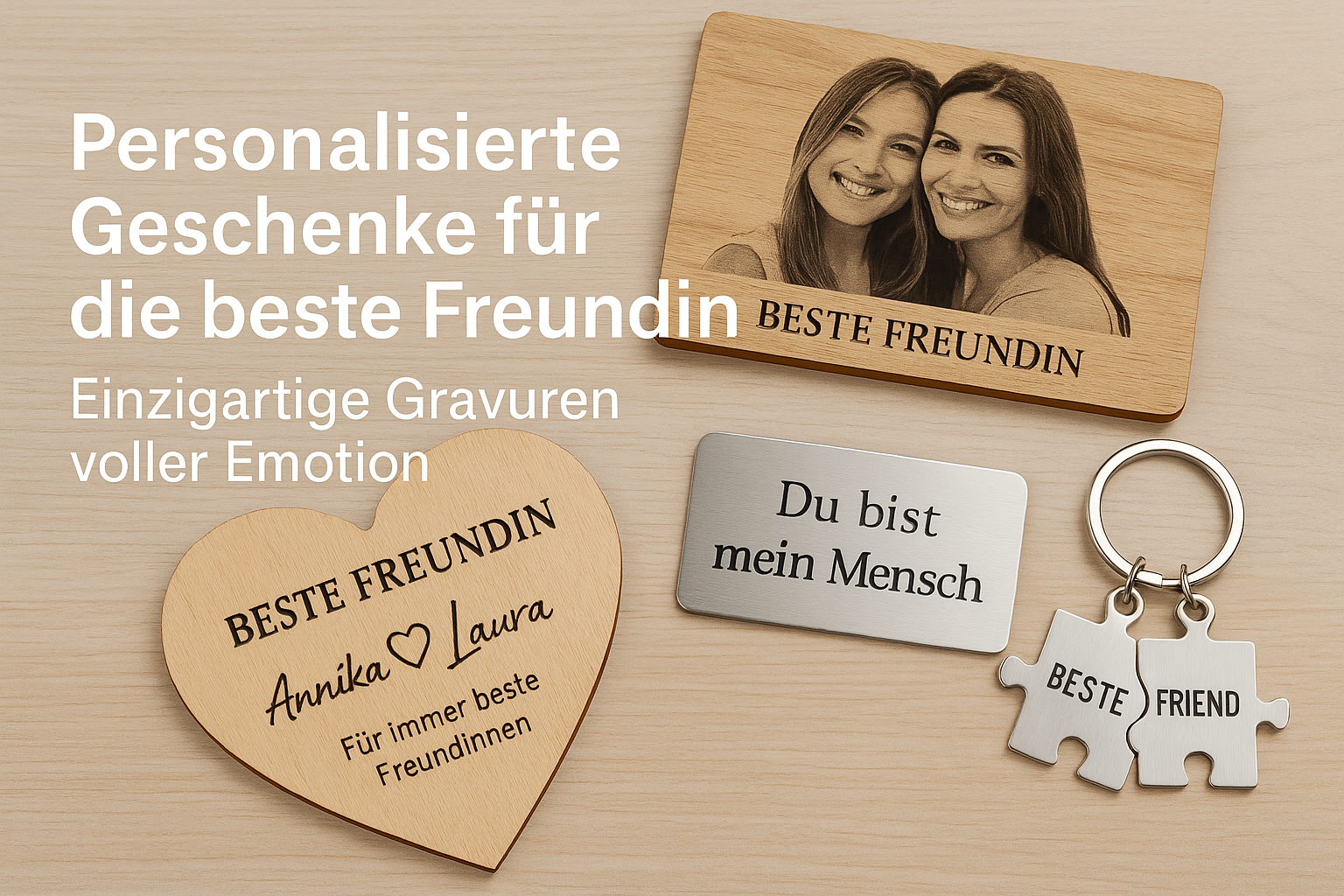 Personalisierte Geschenke für die beste Freundin – Einzigartige Gravuren voller Emotion