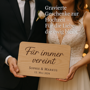 Gravierte Geschenke zur Hochzeit – Für die Liebe, die ewig bleibt