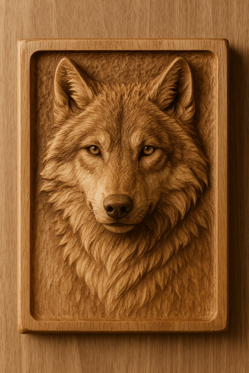 3D-Lasergravuren in Holz – Kunstvolle Reliefs & einzigartige Motive | STYON