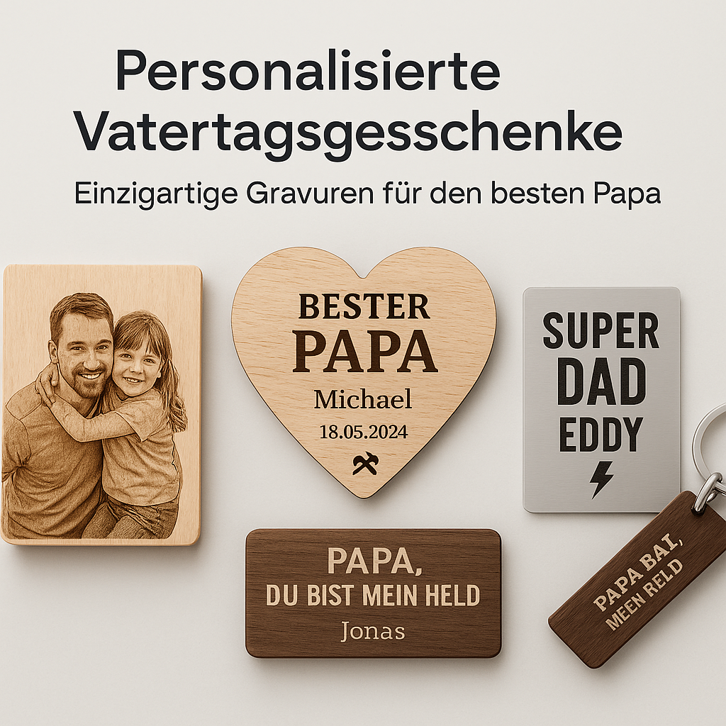 Personalisierte Vatertagsgeschenke – Einzigartige Gravuren für den besten Papa