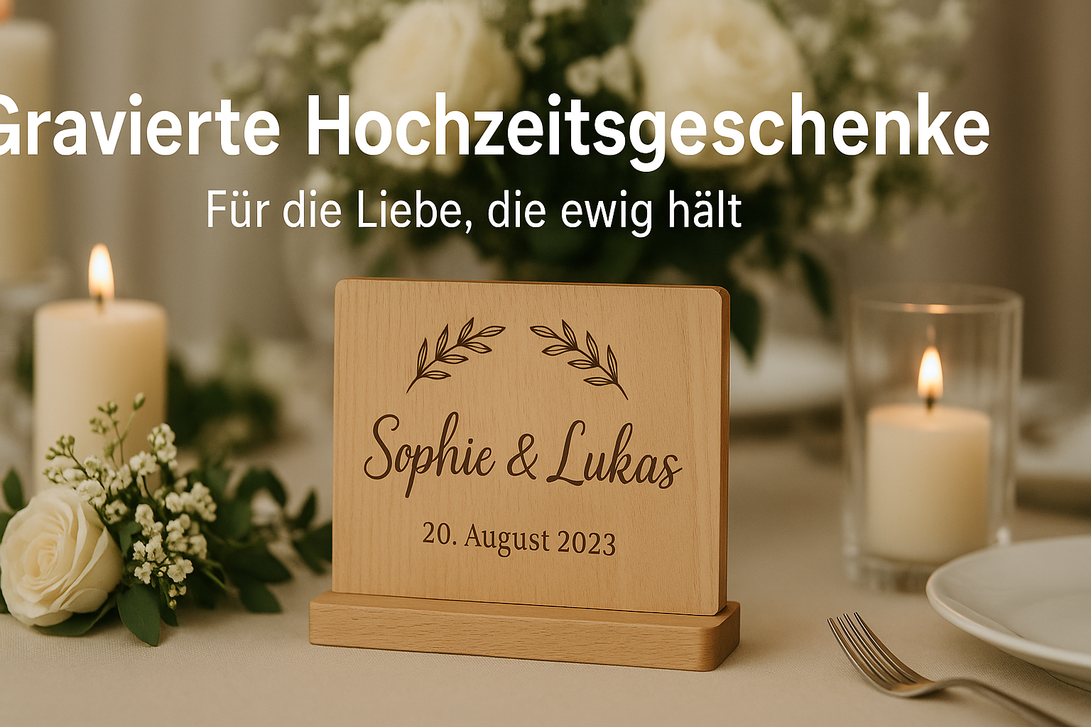 Gravierte Hochzeitsgeschenke – Für die Liebe, die ewig hält