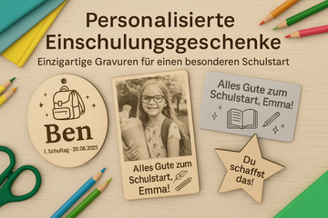 Personalisierte Einschulungsgeschenke – Einzigartige Gravuren für einen besonderen Schulstart