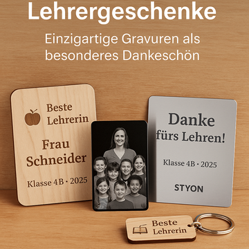 Personalisierte Lehrergeschenke – Einzigartige Gravuren als besonderes Dankeschön