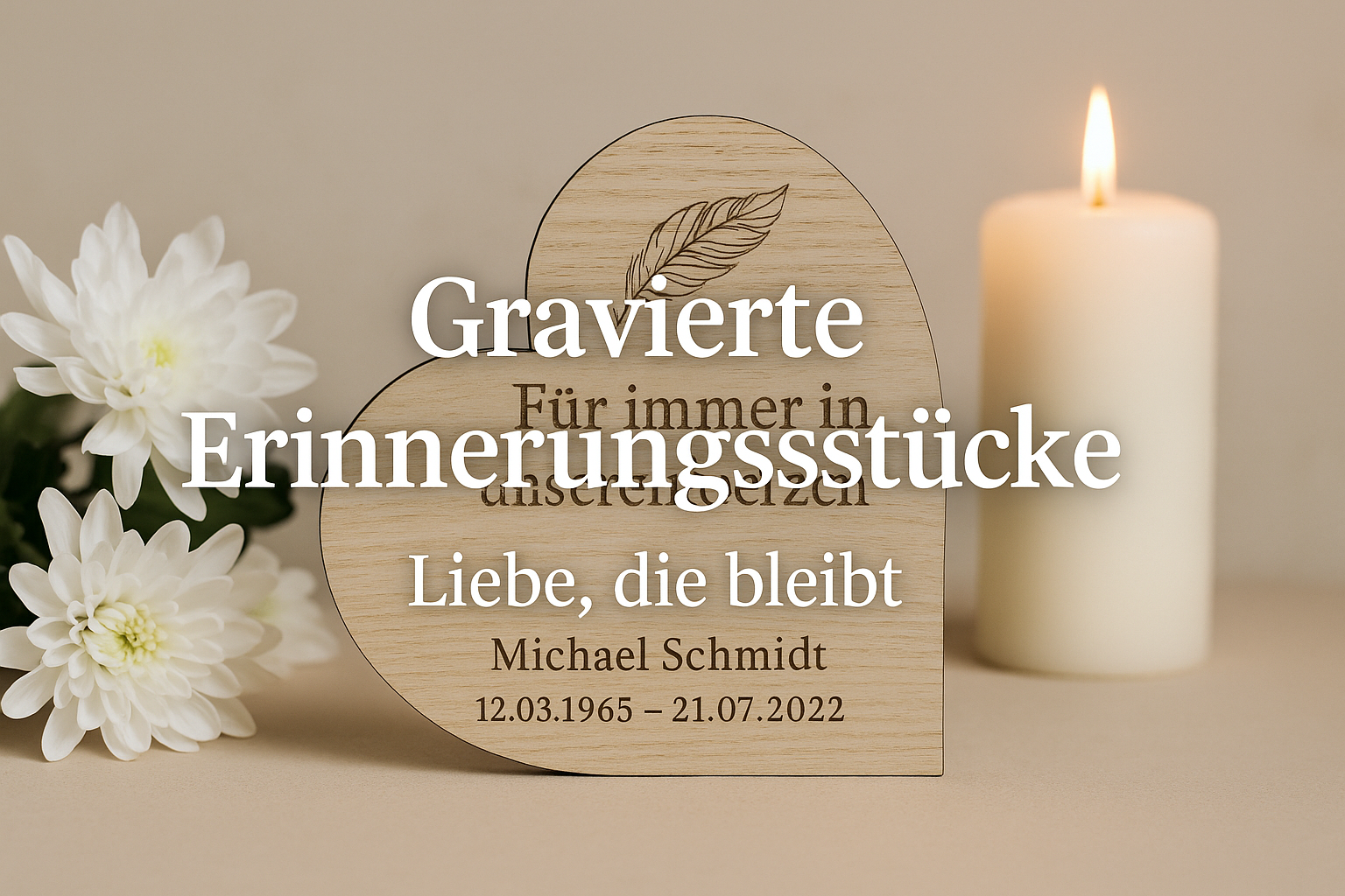 Gravierte Erinnerungsstücke – Liebe, die bleibt