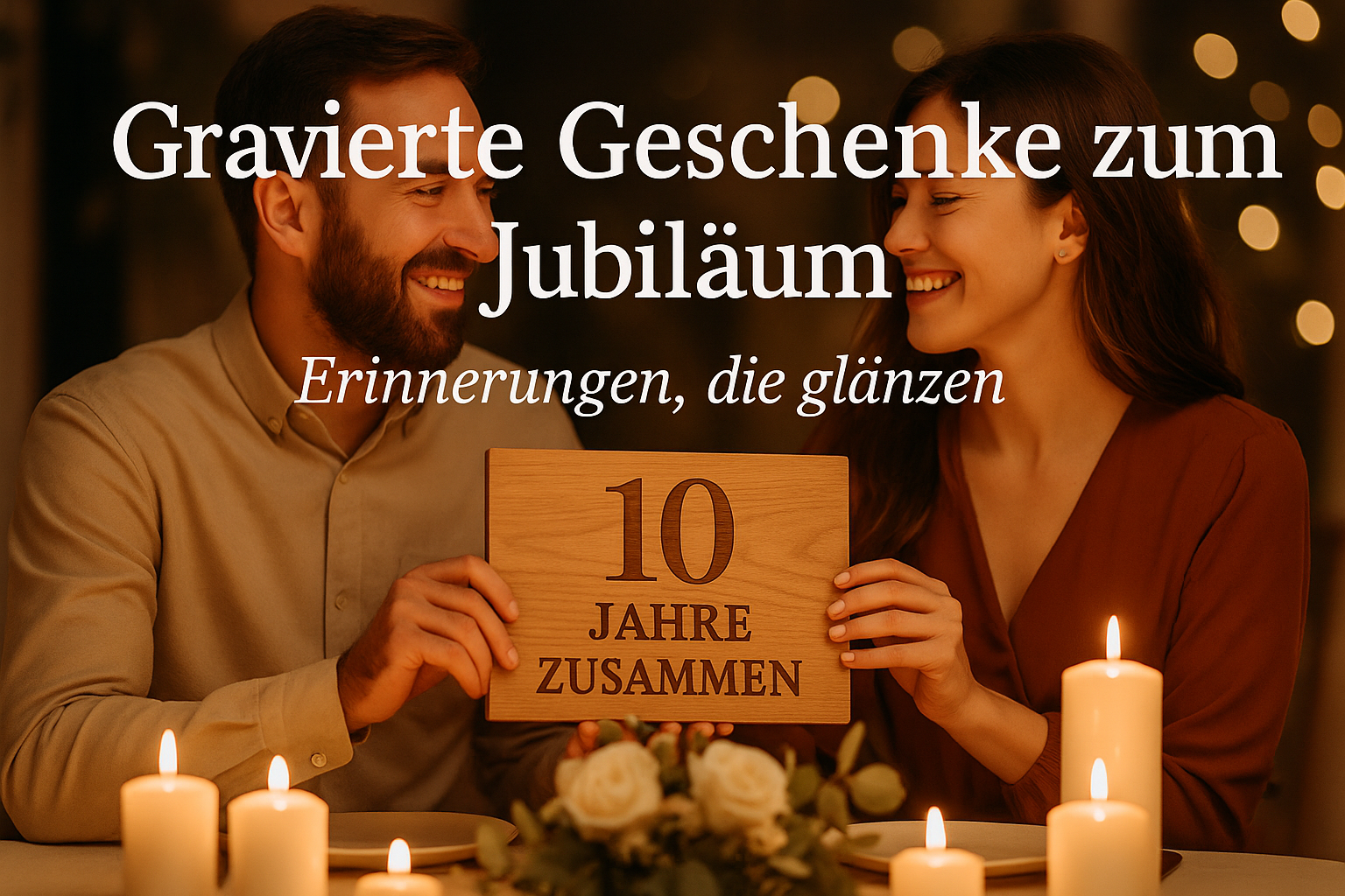 Gravierte Geschenke zum Jubiläum – Erinnerungen, die glänzen
