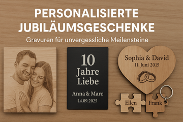 Personalisierte Jubiläumsgeschenke – Gravuren für unvergessliche Meilensteine