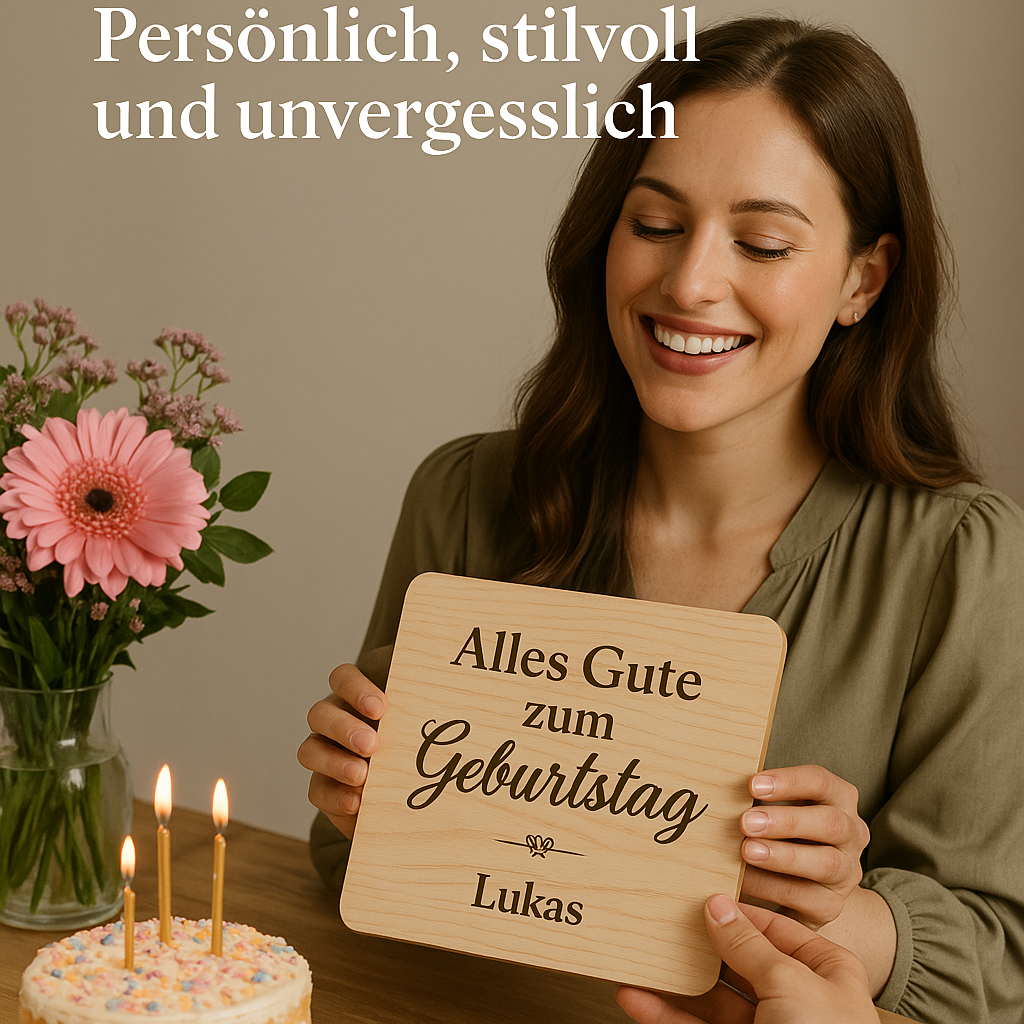 Gravierte Geschenke zum Geburtstag – Persönlich, stilvoll und unvergesslich