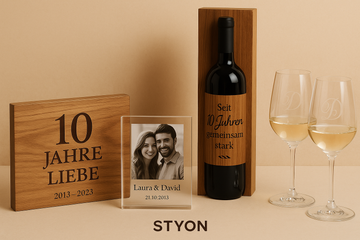 Zeitlose Erinnerungen – Personalisierte Geschenke zum Jubiläum von STYON