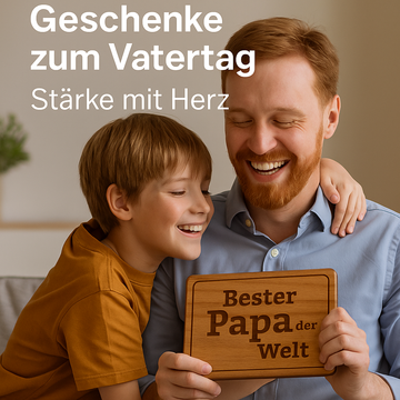 Gravierte Geschenke zum Vatertag – Stärke mit Herz