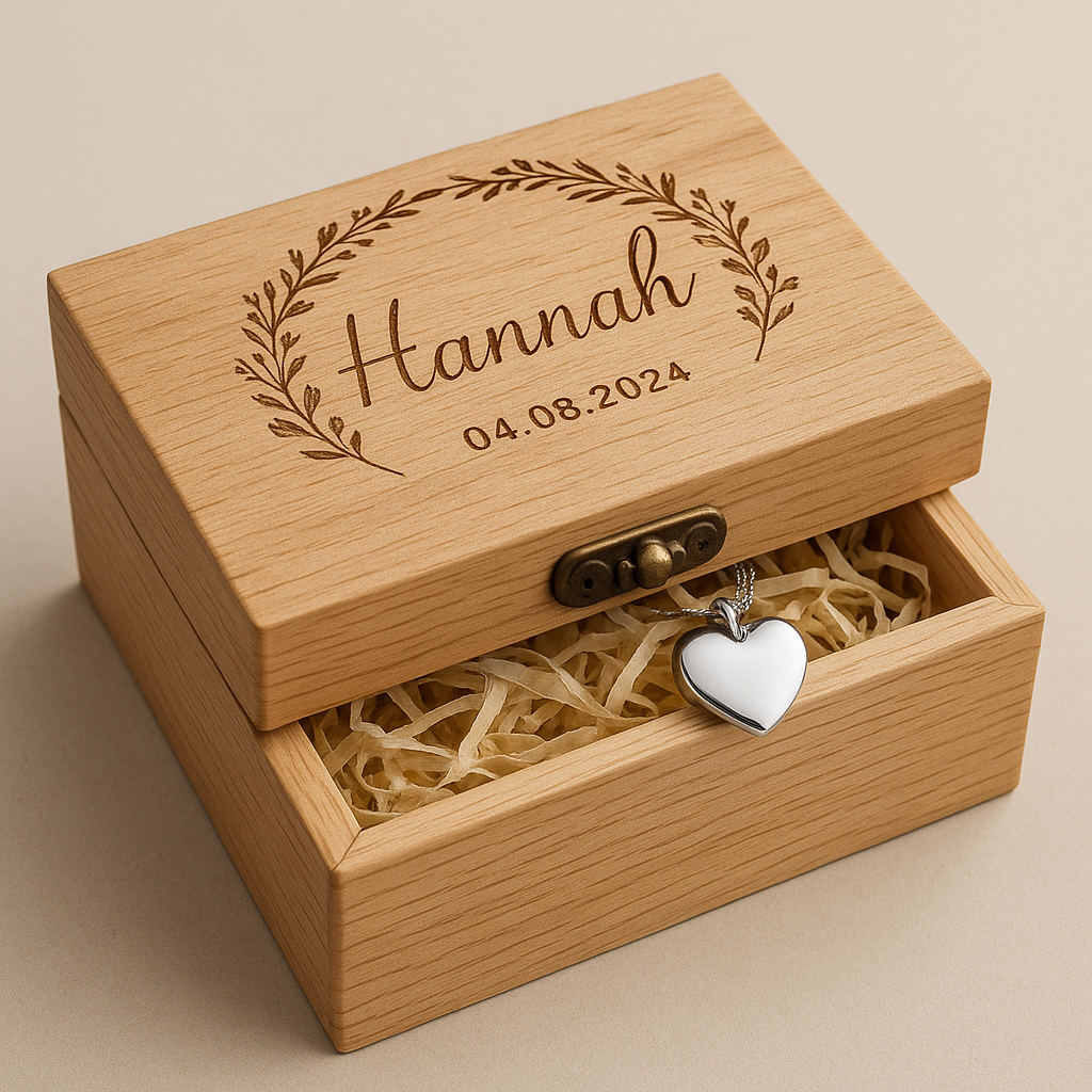 Geschenkbox aus Holz personalisiert: Einzigartige Verpackung für besondere Momente