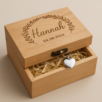 Geschenkbox aus Holz personalisiert: Einzigartige Verpackung für besondere Momente