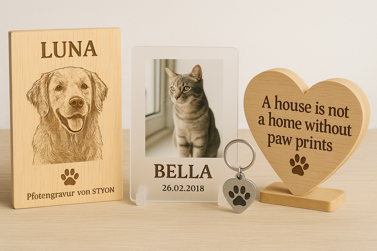 Für wahre Tierfreunde – Personalisierte Geschenke für Haustierliebhaber von STYON