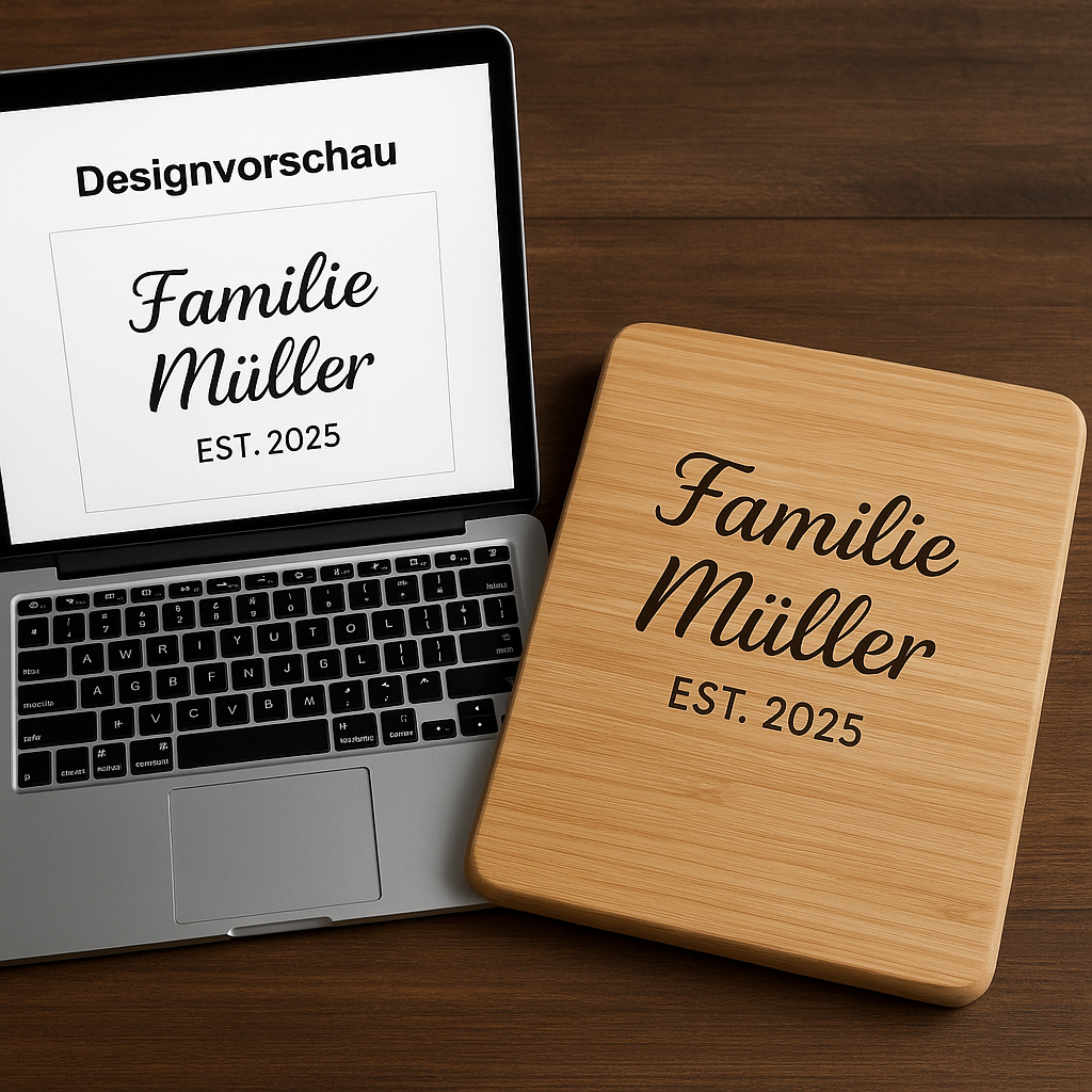Designvorschau bei personalisierten Geschenken: Warum ein Proof wichtig ist
